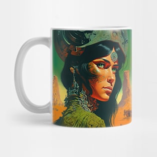 We Are Floating In Space - 56 - Sci-Fi Inspired Retro Artwork Mug